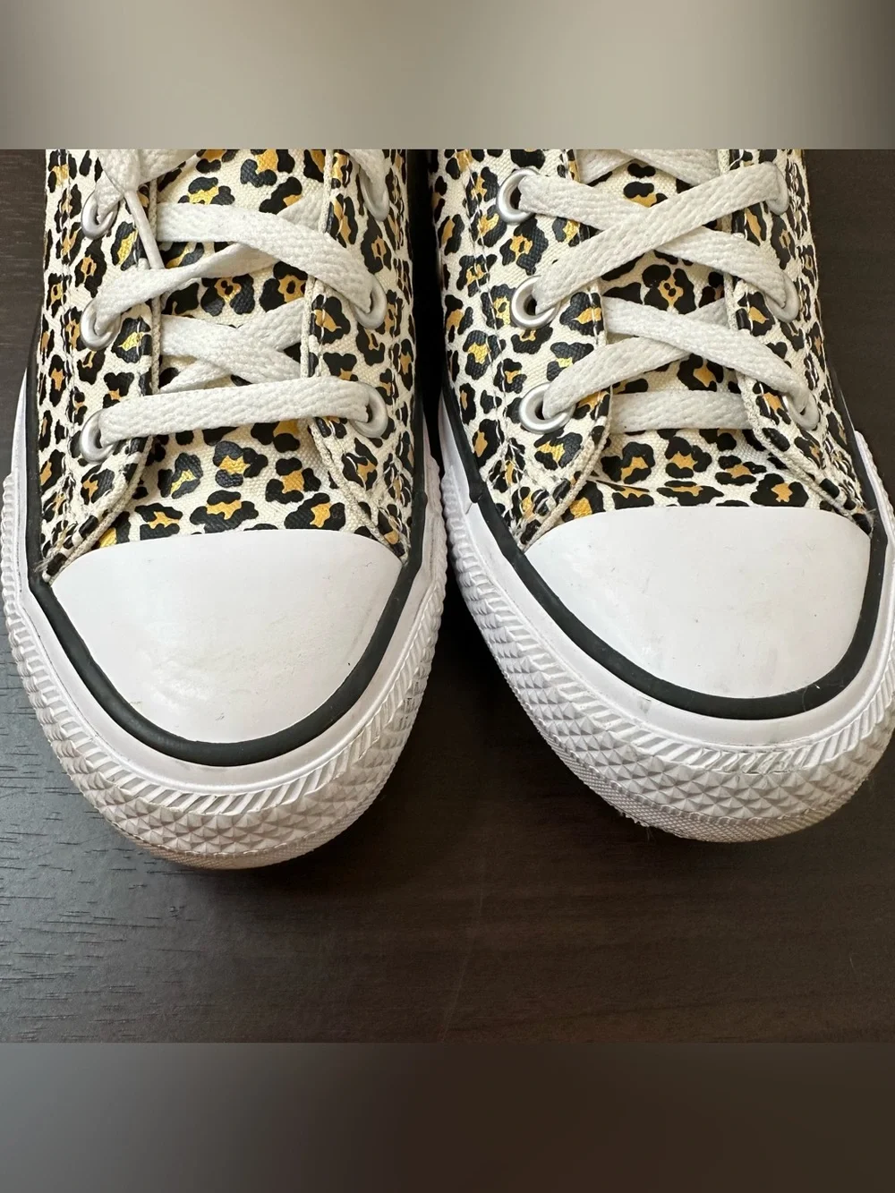 Converse All Star Street Low Top Leopard Print Lace-Up Sneakers US 8 EU 39 - Picture 11 of 16